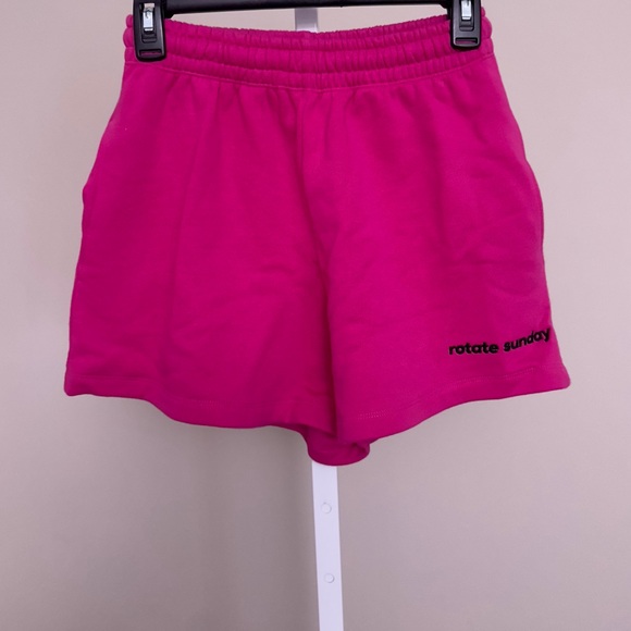 Rotate Birger Christensen Roda Logo Organic Cotton-Jersey Shorts - S - Picture 7 of 7